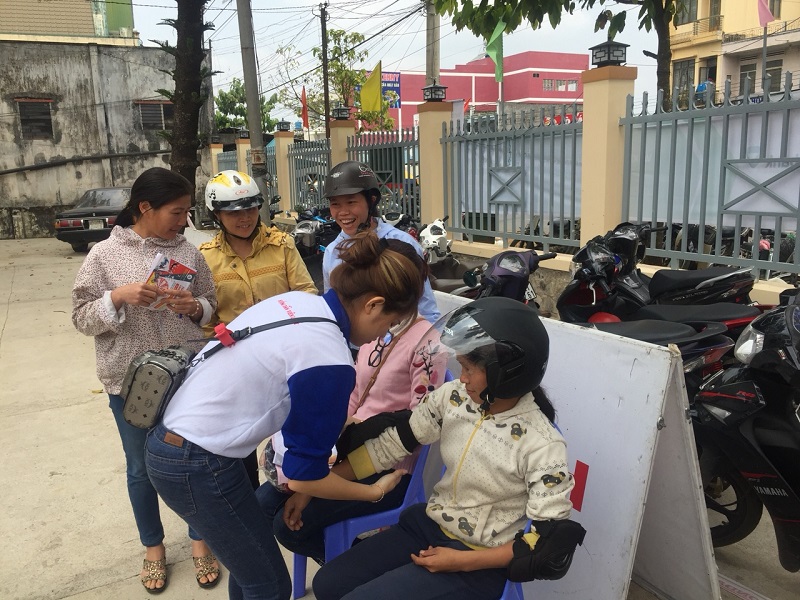 Tập huấn kiến thức và đào tạo kỹ năng lái xe an toàn cho cán bộ, hội viên hội phụ nữ xã Lộc Châu