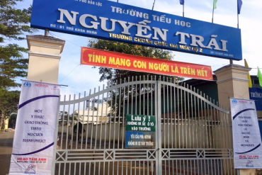 Đào tạo kiến thức an toàn giao thông cho học sinh trường Tiểu học Nguyễn Trãi - TP. Bảo Lộc