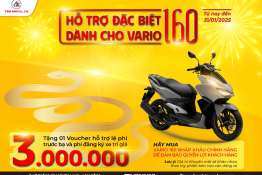 HỖ TRỢ BÁN HÀNG ĐẶC BIỆT DÀNH CHO VARIO 160