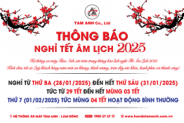 LỊCH NGHỈ TẾT NGUYÊN ĐÁN 2025