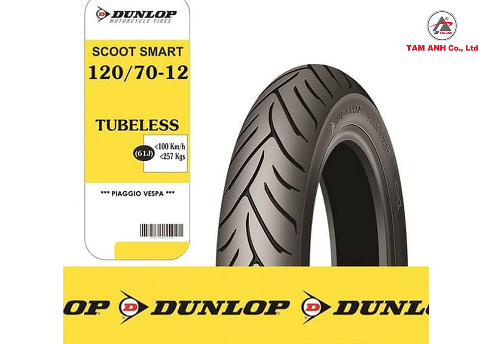 Dunlop sở hữu với thiết kế hoa văn hiện đại, bắt mắt, mang lại vẻ ngoài cứng cáp và thể thao