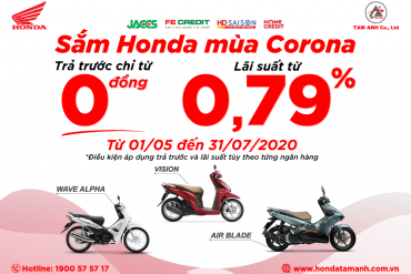 CTKM "SẮM Honda MÙA CORONA"