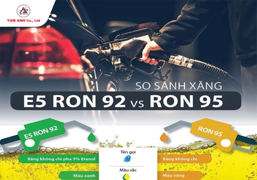 Nên đổ xăng A92 hay A95
