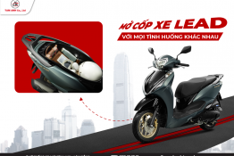 Cách mở cốp xe Lead đơn giản với mọi tình huống khác nhau