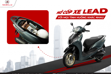 Cách mở cốp xe Lead đơn giản với mọi tình huống khác nhau