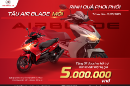 TẬU AIR BLADE MỚI - RINH QUÀ PHƠI PHỚI