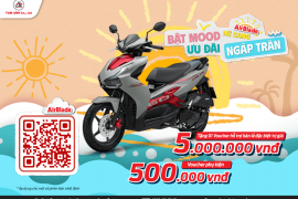 TẬU AIR BLADE MỚI - RINH QUÀ PHƠI PHỚI