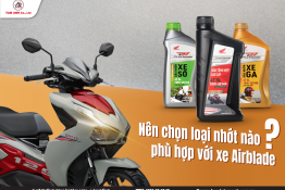 Nhớt xe Airblade 125 có dung tích bao nhiêu? Nên chọn loại nào phù hợp?