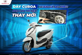 Thay dây Curoa xe Lead giá bao nhiêu? Bao lâu thì nên thay mới