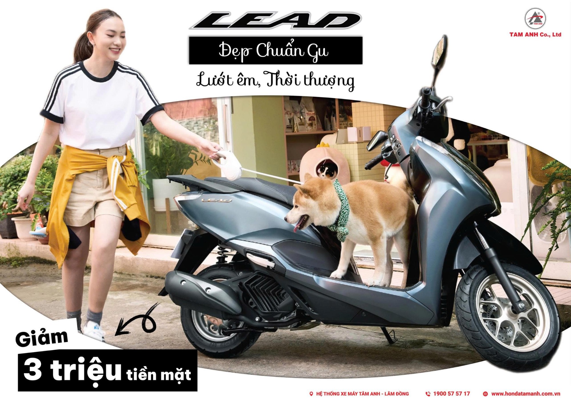 Ưu đãi tháng 11 dòng Honda Lead tại HEAD Tâm Anh 