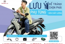 Cách nhận biết phụ tùng xe máy Honda chính hãng