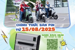Honda Việt Nam công bố chính sách bán pin xe máy điện ICON e: