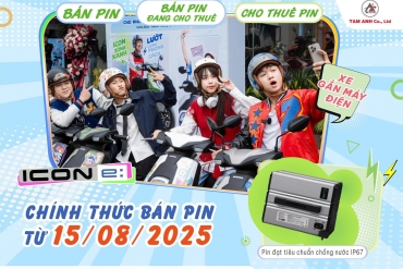 Honda Việt Nam công bố chính sách bán pin xe máy điện ICON e: