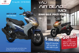 TẬU AIR BLADE MỚI - RINH QUÀ PHƠI PHỚI