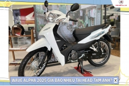 Wave Alpha 2025 giá bao nhiêu tại HEAD Tâm Anh?