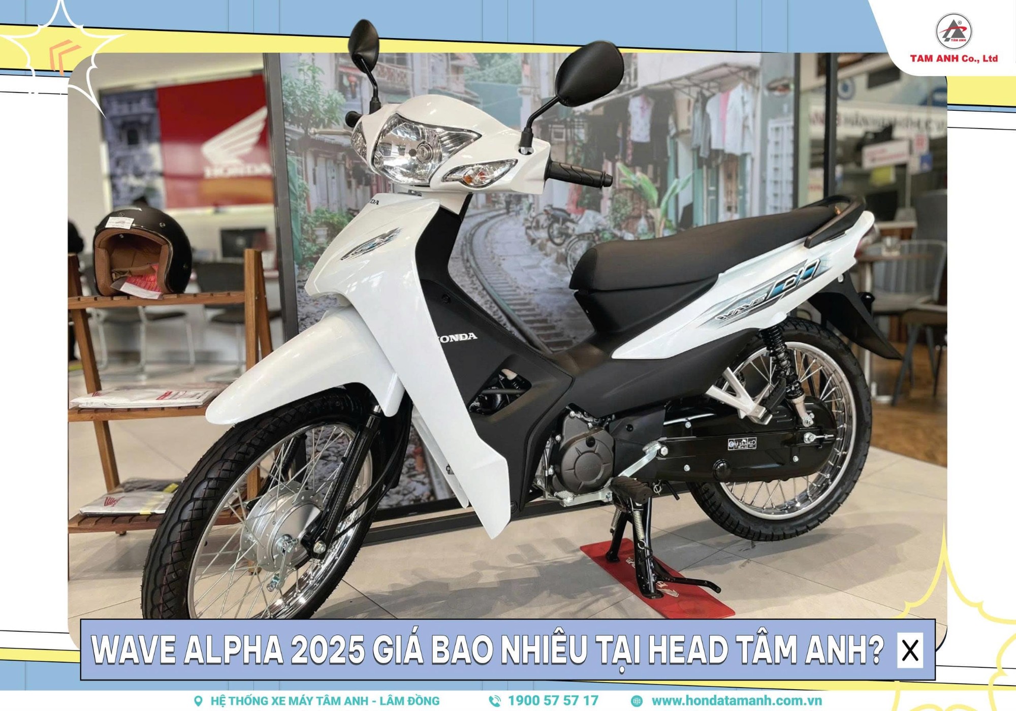 Wave Alpha 2025 giá bao nhiêu tại HEAD Tâm Anh?