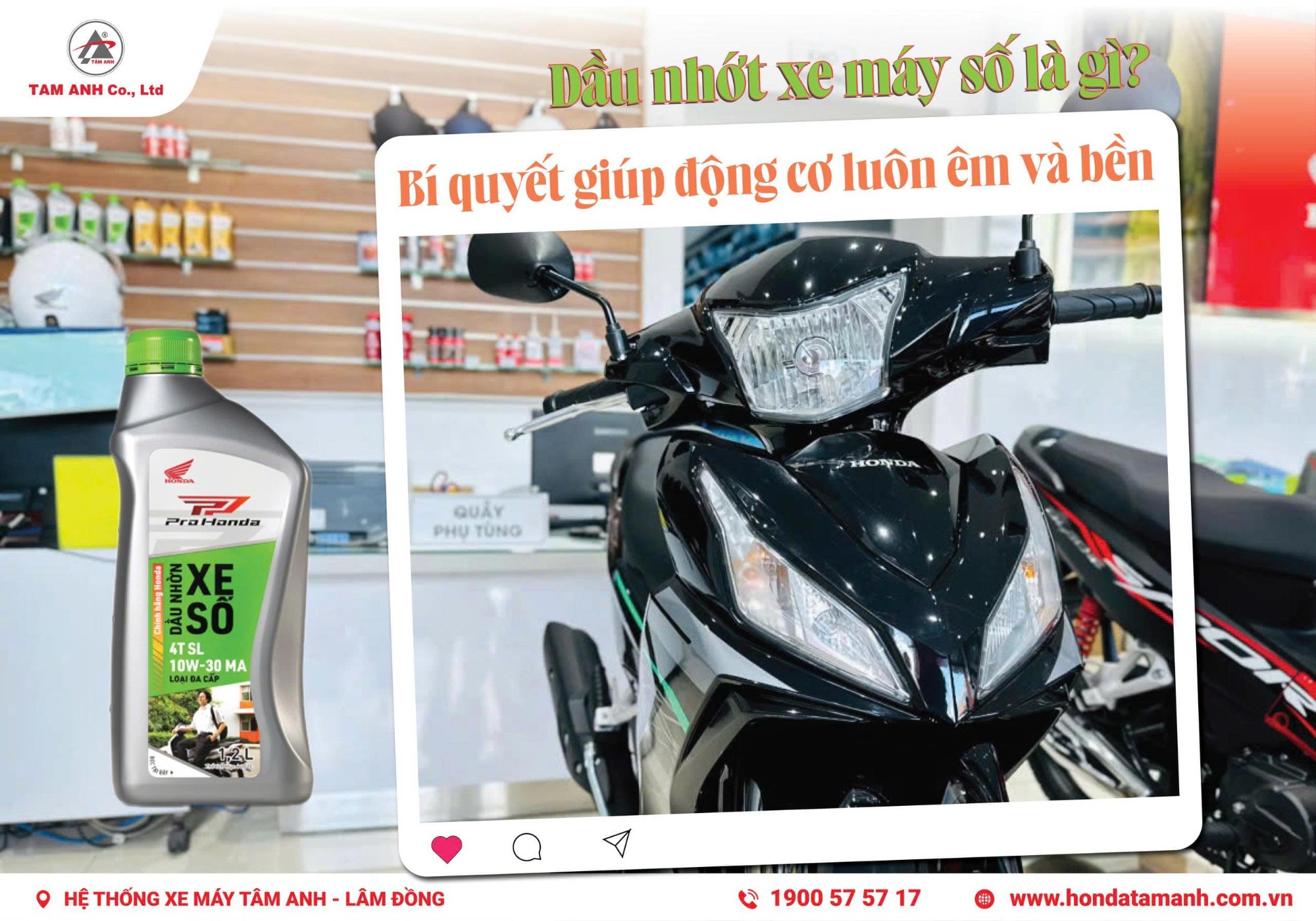 Cách chọn dầu nhớt xe máy số và những lưu ý khi thay nhớt định kỳ