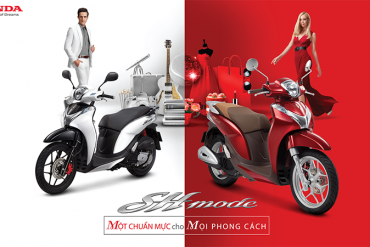 SH mode chính thức được Honda Việt Nam giới thiệu phiên bản mới: Trắng sứ và Đỏ tươi