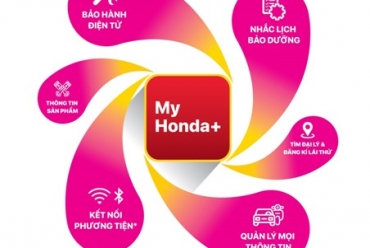 Honda Việt Nam giới thiệu ứng dụng My Honda+ Mang tiện ích trên từng trải nghiệm lái