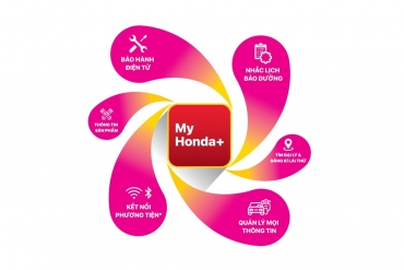 Honda Việt Nam giới thiệu ứng dụng My Honda+ Mang tiện ích trên từng trải nghiệm lái