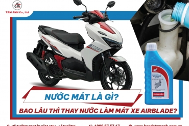 Bao lâu thì thay nước làm mát xe Airblade? Hướng dẫn thay nước mát tại nhà