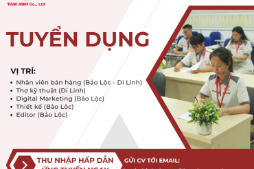 HONDA TÂM ANH CẬP NHẬT TUYỂN DỤNG THÁNG 12/2024