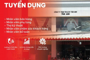 HEAD TÂM ANH TUYỂN DỤNG THÁNG 3/2026