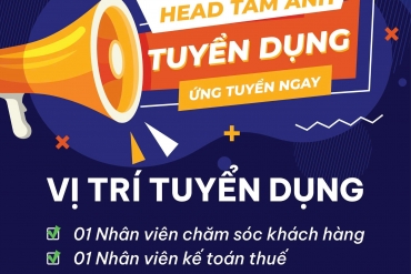 HEAD TÂM ANH TUYỂN DỤNG THÁNG 12/2025