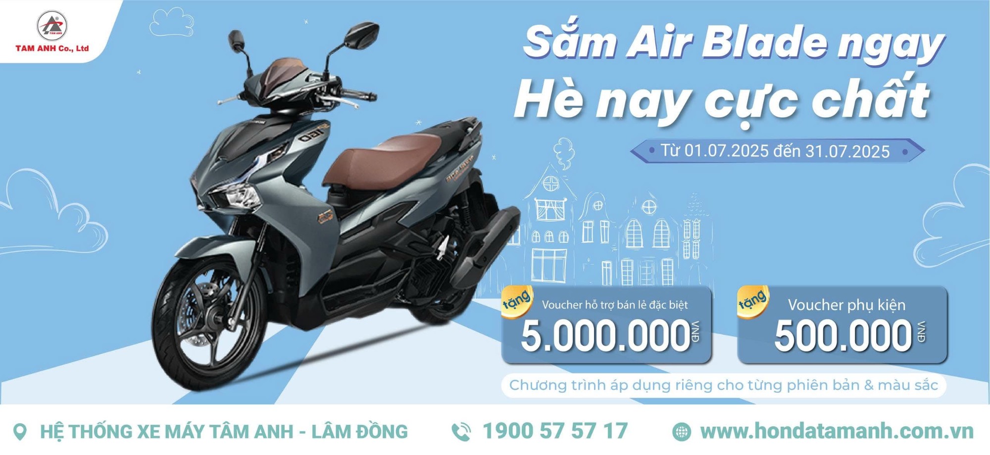 Sắm Air Blade ngay – Hè nay cực chất