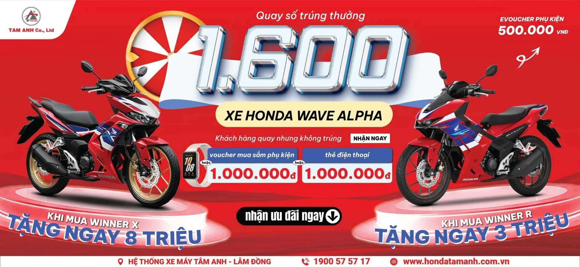 WINNER CỰC BỐC – ƯU ĐÃI CỰC SỐC